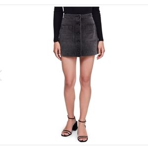 Free People Don't Get Me Wrong Denim Skirt
